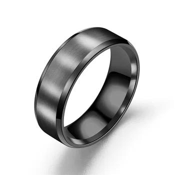 2020 m. Naujas juodos Titano Plieno piršto žiedas vyrams, sidabrą, žiedus, Moterų Blizgus priedai, Žiedas, Papuošalų Pora mados Žiedai Šalis