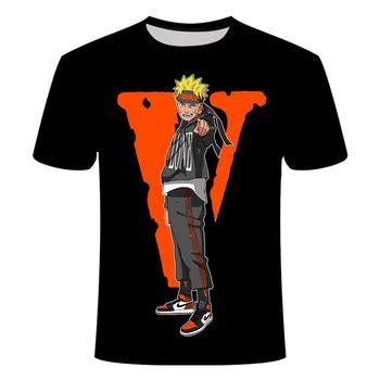 2020 metų Vasaros Naujasis Japonijos Anime Naruto Uchiha Sasuke Itachi 3D Marškinėliai Vyras O-Kaklo Animacinių filmų Tee Viršūnes Vyrų/Moterų Kietas Harajuku Drabužiai