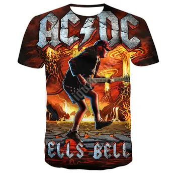 2020 metų vasaros trumparankoviai marškinėliai prekės vyrų plius dydis T-shirt vyrai hip-hop vyrų metalo, roko grupė 3D spausdinimo black ice T-shirt