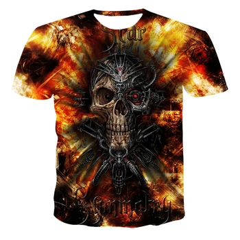 2020 naujas 3D spausdinimo T-shirt cool mados patogus trumparankoviai kūrybos marškinėliai Atsitiktinis Gatvės Spausdinti 3DT T-shirts