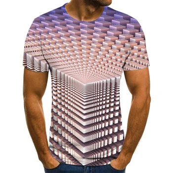 2020 naujas 3D sukama, T-marškinėliai, vyriški vasaros laisvalaikio T-shirt, 3D hip-hop spausdinti 3D, greitai džiūsta T-shirt xxs-6xl