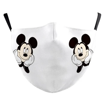 2020 NAUJAS Disney Minnie, Mickey Mouse Suaugusiųjų Kaukė Anti Veido Occluder Daugkartinio naudojimo Kvėpuojantis Apsaugos KD2.5 Animacinių Filmų Kepurės Skalbti
