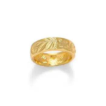 2020 Naujas Havajų Žiedai Moterims Aukso Spalvos Gėlių Modelio Neįprastas Vestuvinis Žiedas ant Pirštų Aukštos Kokybės, Prabangos Hotsale Jewellry