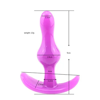 2020 Naujas Jelly Anal Plug Prostatos Massager Analinis Granulės G-spot Butt Plug Analinio Sekso Žaislai Moterims, Vyrams Gėjų Erotics Produktus
