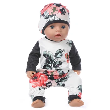 2020 Naujas Mados jumpsuits Lėlės drabužiai Tinka 43cm/17inch kūdikių Lėlės Reborn Kūdikių Drabužiai Ir 17inch Lėlės Priedai