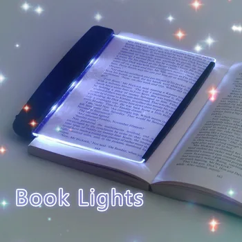 2020 Naujas Miegamasis Skaitymo Kūrybos LED Knygą Šviesos Skaitymo Nakties Šviesos Nešiojamų Plokštieji Lempos Keliauti Namo Staliniai Šviestuvai Anti-trumparegystė