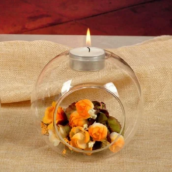 2020 Naujas Romantiškas Vestuvių Vakarienė Dekoro Krištolo Stiklo Kabo Kūrybos Žvakių Laikiklis Žvakidė Maža Tealight Žvakių Laikikliai