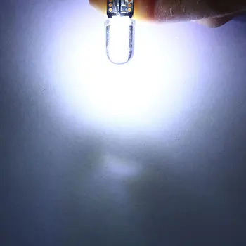 2020 Naujausias Super Šviesus W5W SMD2835 6-LED Silikoninė atspari Vandeniui Automobilis Automobilio Šviesos Lempos Lemputė Automobilių Šviesos Priedai