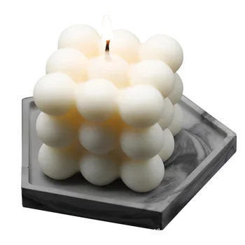 2020 NAUJŲ Žvakių Liejimo 3D Vaško Liejimo Aromaterapija Gipso Meno Žvakių Laikiklis Silikono Formos Amatų Priėmimo Forma Žvakės