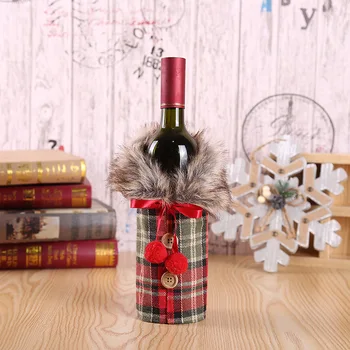 2020 Naujųjų Metų Linksmų Kalėdų Papuošalai Kalėdų Dovanų Grotelės Vyno Butelio Dangtelį Žaislas, Papuošalai, namų Enfeites De Natal 1pc