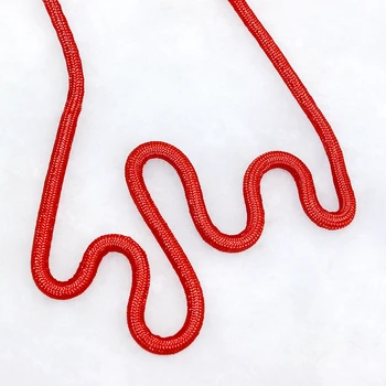2020 populiarus mados dizaineris raudona virvė karoliai pakabukas nereguliarus moterų paprasta drabužių papuošalai para mujer