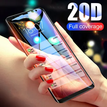 20D Visą Lenktas Grūdintas Stiklas Samsung Galaxy S8 S9 Plus Pastaba 8 9 Screen Protector For Samsung A8 A6 S7 Krašto Apsaugos Plėvelė
