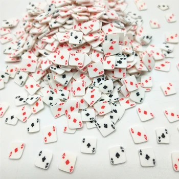 20g/daug Ace Poker Playing Cards Polimero Molio Gabalėlių, 