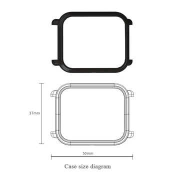 20mm Silikono Dirželis Xiaomi Huami Amazfit Pvp TIEK Lite Apsaugos Atveju Dangtelis Grupė Aksesuarai, Apyrankės apsaugos Amazfit