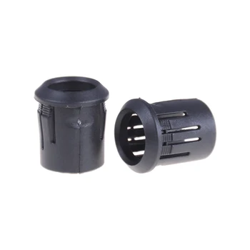 20pcs 3mm/5mm/8mm/10mm Juodo Plastiko Lempa, LED Diodo Laikiklis Juodas Įrašą Bezel Lizdas Mount