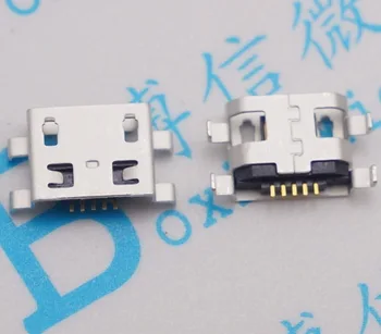 20PCS Micro USB Jungtis 5pin sunkiųjų plokštė 0,8 mm B tipo jokio šalutinio Moterų Jack Mobile Mini USB remontas, mobiliojo planšetinio kompiuterio Uodegą įkiškite