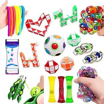 22 Pack Fidget Žaislai Įtempių Žaislai Autizmo Nerimas Reljefas Streso Pop Burbulas Fidget Jutimo Išskleidimo Žaislas Vaikams Suaugusieji