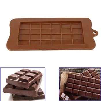 24 Ertmės Tortas Bakeware Virtuvės Kepimo Įrankis Silikono Šokolado Pelėsių Candy Maker Cukraus Pelėsių Baras Blokuoti Ledo Plokštelėje H905
