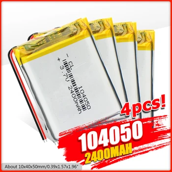 2400mAh 104050 Li-polimero Baterijos Pakeitimas, Baterijos Įkrovimo 
