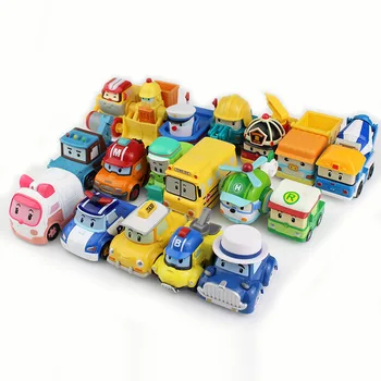 25 Stilių Korėjos Vaikas Žaislai Robotas Poli Automobilių Anime Veiksmų Skaičiai Metalo Automobilio Modelį Žaislai Poli Anba Roy Vaikams Dovanos Brinquedos