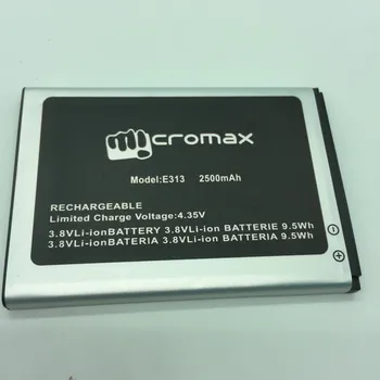 2500mAh Bateriją micromax E313 Drobės Xpress 2 Wileyfox Swift mobiliojo telefono Baterijas + stebėti kodas