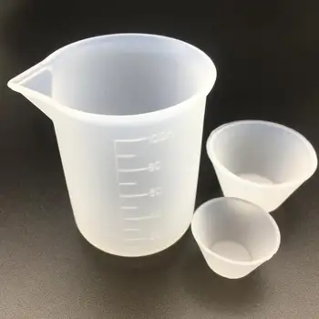 250ML Silikono matavimo puodelis Padalinta puodelio Dervos, Silikono Formų rankų darbo 