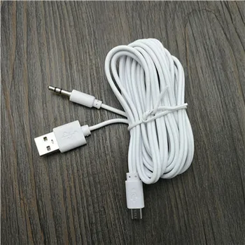 2in1 Kabelis, Mikro USB į USB ir 3.5 mm Aux Standartinės Audio jungtis Jungties Kabelį - Suderinamas su dauguma garsiakalbiai, Mp3 Grotuvas