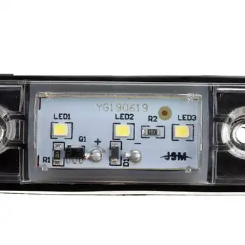 2vnt 12V 24V LED Šoniniai Gabaritiniai Žibintai Automobilio Išorės Šviesos Perspėjimas Uodegos Šviesos Signalą, Stabdžius, Žibintus, Sunkvežimis, Priekaba, Krovininių automobilių, Autobusų