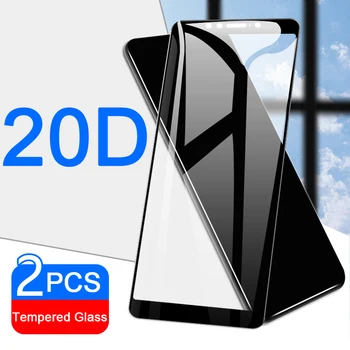 2vnt 20D grūdintas stiklas screen protector dėl už ASUS Zenfone Max pro M1 ZB601KL M 1 ZB602K ZB555KL Apsauginis stiklas 9H filmas