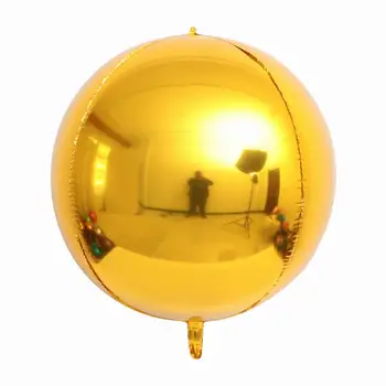 2vnt 4D 32 22 18 10 colių Apvalaus Aliuminio Folija Balionai Rose Gold Helio Ballon Gimtadienio Globos Vestuvių Dekoravimas Vaikams, Žaislai