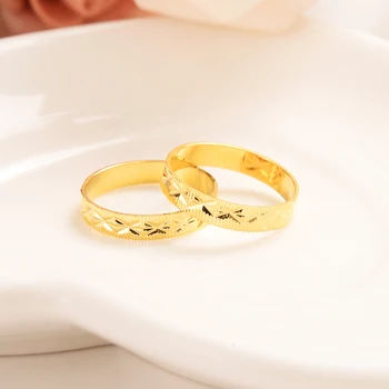 2vnt Anel Gotikos Aukso Žiedas, Moterų /Vyrų Vestuvių Priedai Wholesalele Aukso Vestuvių Juostoje Nauji Žiedai Vyrams dovana