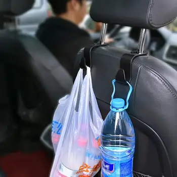 2vnt Automobilio Sėdynės atlošo Kabliukai įrašus Universali atrama galvai Pakaba Saugojimo Kabliukai Kabo Auto Produktų Rankinės Automobilių Saugojimo Stilius