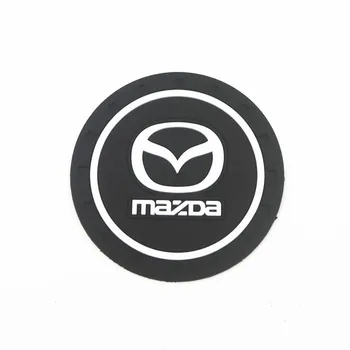 2VNT Automobilių Vandens Puodelį Butelio Laikiklį Anti-slip Pad Mat dėl Mazda 2 Ir Mazda 3 MS 6 CX-5 CX5 CX3 CX7 Artzma Automobilių Stilius