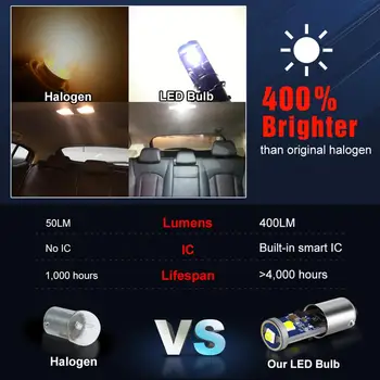 2VNT Ba9s T4W LED Lemputė Super Šviesus Canbus Klaida Nemokama Automobilių Stovėjimo Šviesos Šaltinis Auto Vidaus reikalų Svarstymą, Priešrūkiniai Žibintai Balta Mėlyna