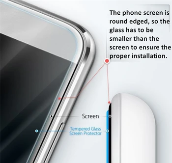 2VNT Ekrano apsaugos Xiaomi Poco M3 Stiklo X3 NFC F2 Pro Mi A2 Lite Grūdintas Stiklas, Apsauginė Telefono Kamera Filmas Poco M3