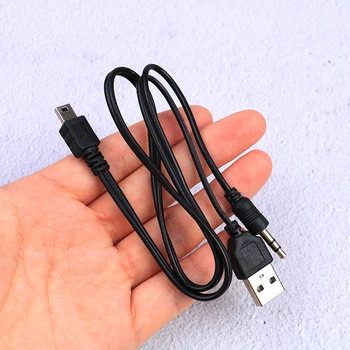 2vnt Garsiakalbiu, Mp3 MP4 Grotuvas 40cm USB Mini Vyrų Vyrų USB 2.0 Standartą + 3.5 mm AUX Audio jungtis Ryšio Adapterio Kabelis