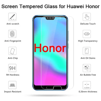 2VNT HD Telefono Apsauginis Stiklas už Garbę 8A 6A Pro 5A ES Aiškiai Grūdintas Stiklas Huawei Honor 7A AUM 29 4A Screen Protector