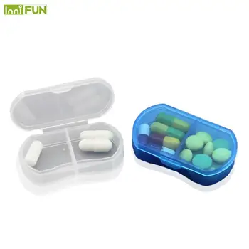 2vnt Mini Tabletes, Dėžutę Nešiojamų Tabletes vaistais Atveju Box Paslaptis Atlicināt Tabletes Konteinerių Įrankis