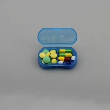 2vnt Mini Tabletes, Dėžutę Nešiojamų Tabletes vaistais Atveju Box Paslaptis Atlicināt Tabletes Konteinerių Įrankis