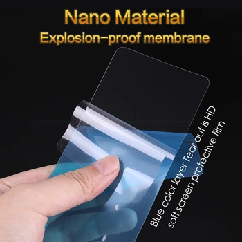 2vnt Minkštas Nano Sprogimo Įrodymus, Screen Protector Apsauginė Plėvelė HuaWei Honor 7S, 7A 7C Pro 8A 8X 9X Lite Priemoka