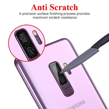 2VNT Objektyvas Protector For Samsung Galaxy S9 Plus vaizdo Kameros Stiklo S8 Apsauginės Plėvelės S 8 9 Grūdintas S9plus Cam Kulka Samsun S8 Plius 9S