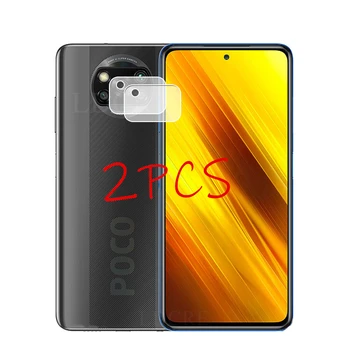 2VNT Skirti Xiaomi Poco X3 NFC Objektyvas Apsauginės Plėvelės Kameros Ekranas Stiklas Xiaomi Poco M3 X2 Poco F2 Pro Kino Kameros Apsaugos