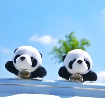 2vnt Super Cute Panda Bear Sagė Panda Smeigtukai Gyvūnų Sagės Minkštas Pliušinis Žaislas Priedai Meilės Panda Papuošalai Kawaii Dovanos Mergaitė