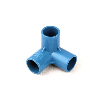 2vnt Vidinis Skersmuo 20mm PVC Trišakis 3 Būdas Sodo Žarnos Jungtis Balta/Pilka/Mėlyna Plastiko jungiamosios Detalės