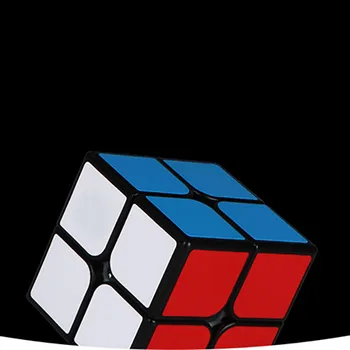 2X2 Magic cube 2 2 kubo 50mm greitis kišenėje lipdukas kubo galvosūkį profesinio švietimo žaislai vaikams