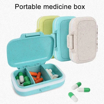 3-5 laiko Tarpsnių Drėgmei atsparus Tablečių Dėžutė Tabletes Organizatorius Atveju Nešiojamų Kelionių Narkotikų Laikymo Konteineris Medicina Dėžutę