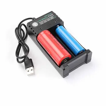 3.7 V 18650 Įkroviklis Li-ion baterija USB nepriklausomas krovimo nešiojamųjų elektroninių cigarečių 18350 16340 14500 baterijos kroviklis