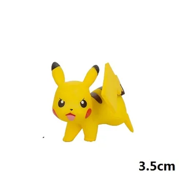 3-9cm Pokemon Pet Surinkimo Pikachu Bonsly Raichu Jolteon Flareon Minun Meowth Anime Duomenys Modelis Žaislai Vaikams, Gimtadienio, Kalėdų Dovana