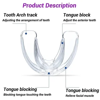 3 Etapus Dantų Ortodontinis Dantų Silikono Petnešos Aparatas Treneris Korektorius Derinimas Treneris Dantų Suaugusiųjų Dantų Priežiūros Priemonė