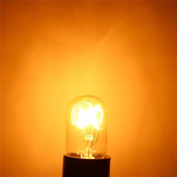3 Gabalus AC 220-230V Edison Lemputė E14 15W Šaldytuvas Šaldytuvas Lemputės Volframo Lempos Lemputes Šiltai Balta Ligthing